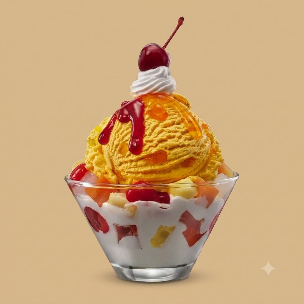 Fruit Cream Sundae
