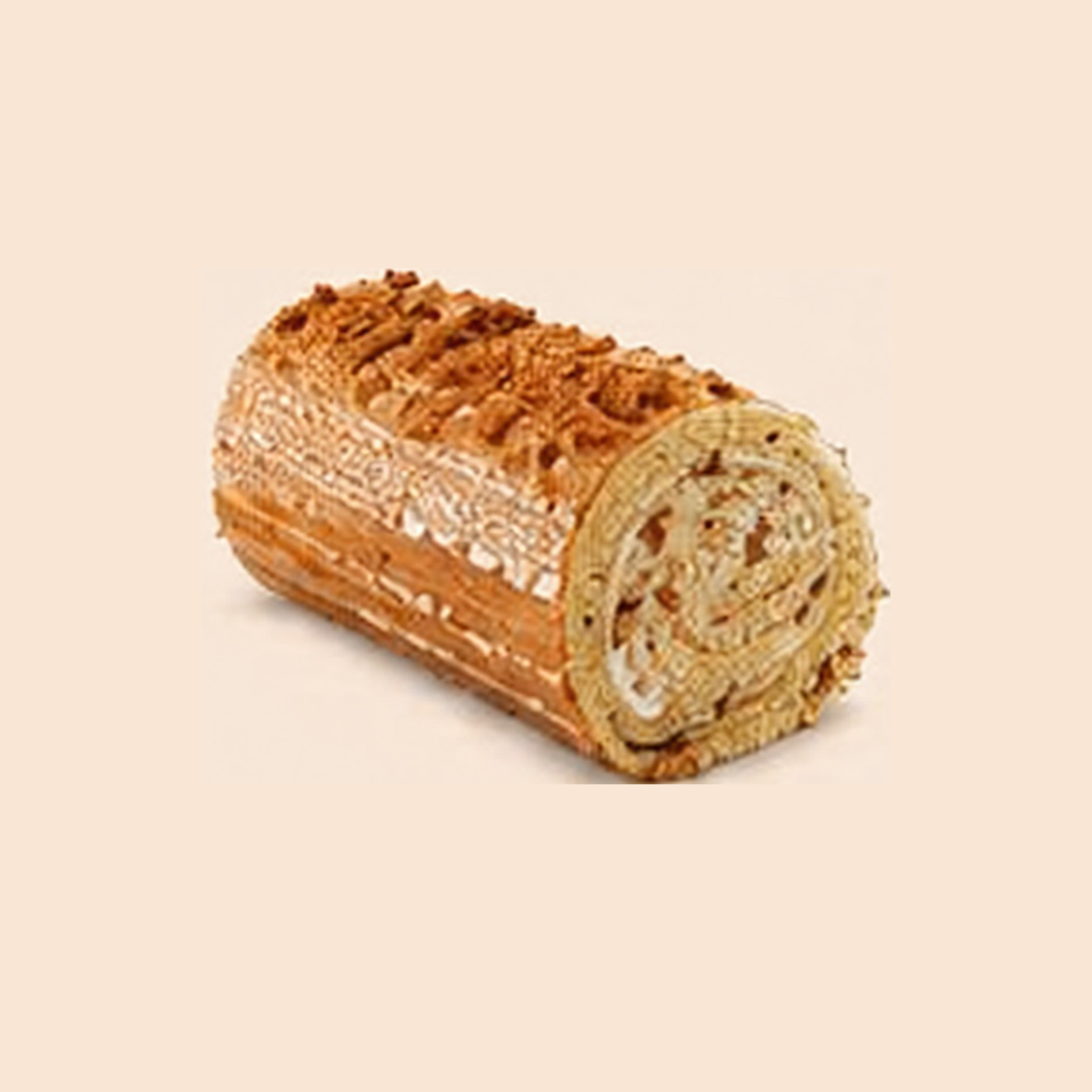 Lotus Biscoff Roll Cake