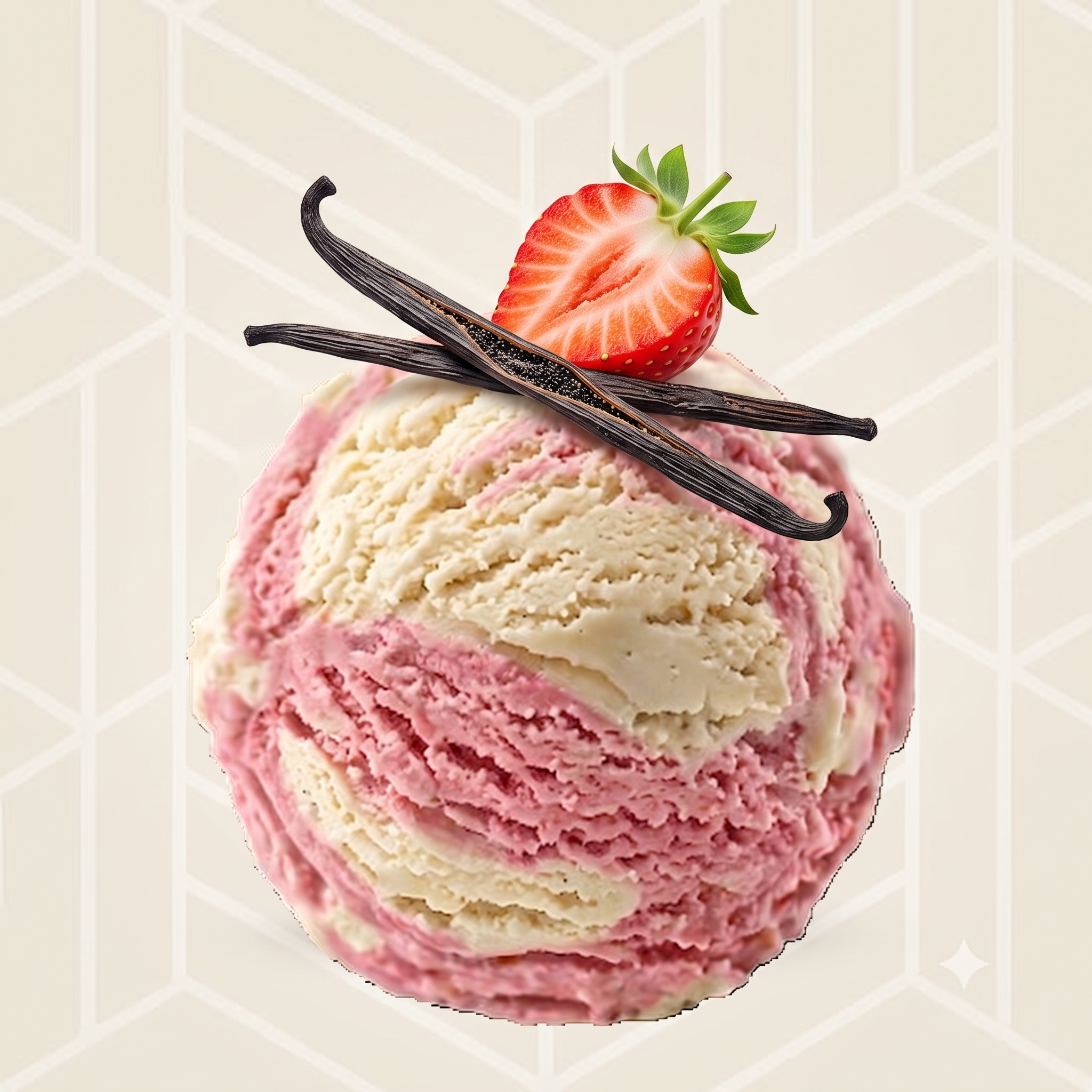 Two in One Vanilla-Strawberry